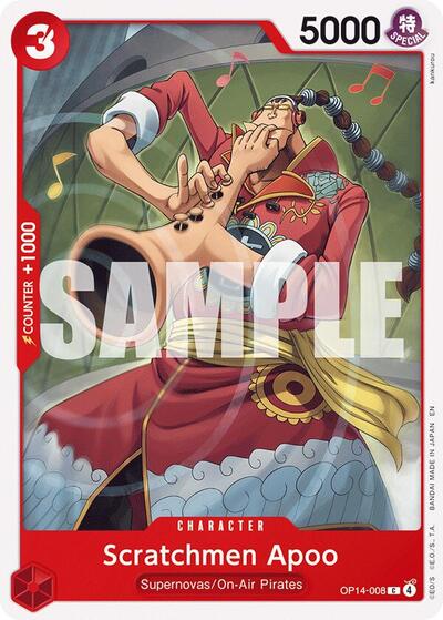 Scratchmen Apoo #OP14-008 The Azure Sea's Seven