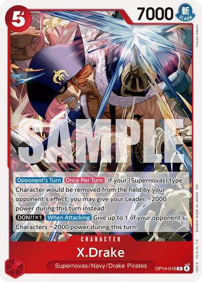 X.Drake #OP14-016 The Azure Sea's Seven