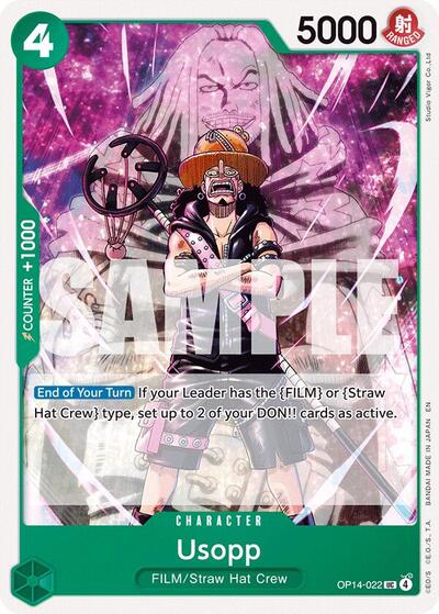Usopp #OP14-022 The Azure Sea's Seven