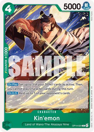 Kin'emon #OP14-024 The Azure Sea's Seven