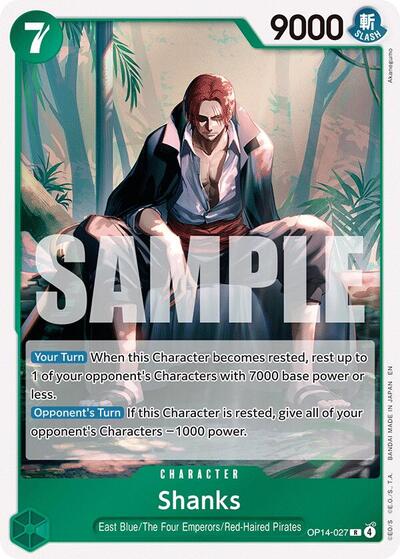 Shanks #OP14-027 The Azure Sea's Seven