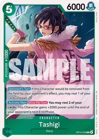 Tashigi #OP14-029 The Azure Sea's Seven