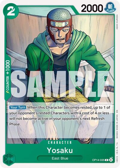 Yosaku #OP14-035 The Azure Sea's Seven