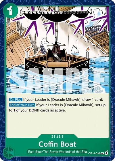 Coffin Boat #OP14-039 The Azure Sea's Seven