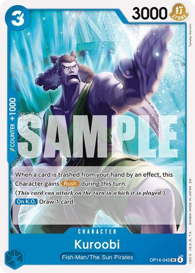 Kuroobi #OP14-045 The Azure Sea's Seven