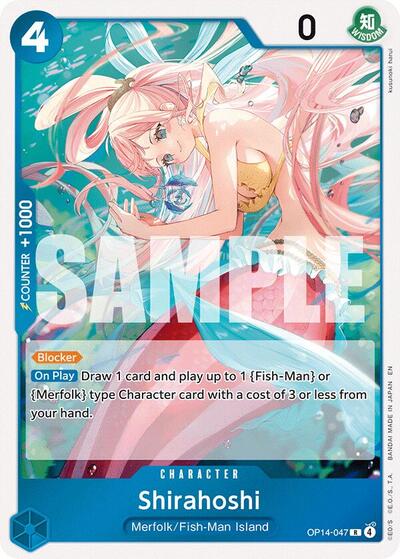 Shirahoshi #OP14-047 The Azure Sea's Seven