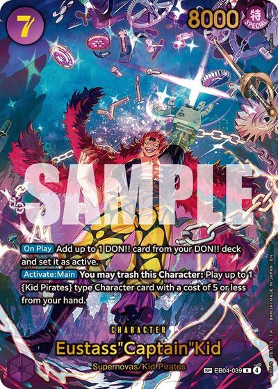 Eustass"Captain"Kid - EB04-039 (SP) #EB04-039 The Azure Sea's Seven