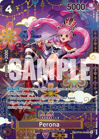 Perona - OP06-093 (SP) #OP06-093 The Azure Sea's Seven