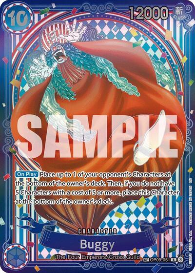Buggy - OP09-051 (SP) #OP09-051 The Azure Sea's Seven