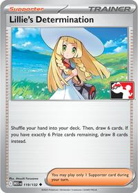 Lillie's Determination #119 Prize Pack Series Cards