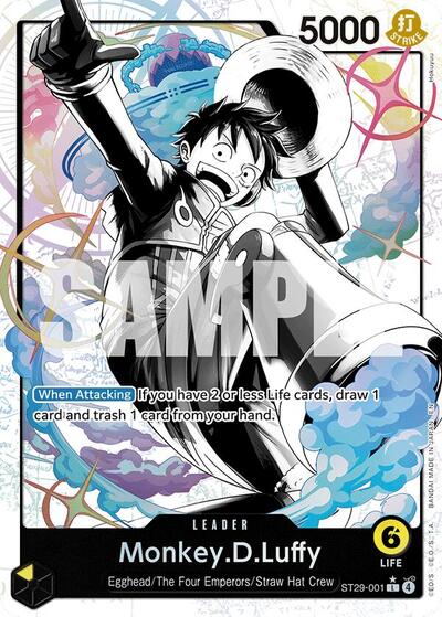 Monkey.D.Luffy (Parallel) #ST29-001 Starter Deck 29: Egghead