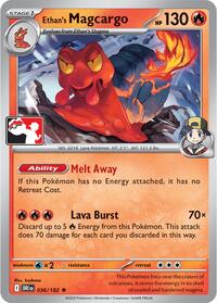 Ethan's Magcargo #36 Prize Pack Series Cards