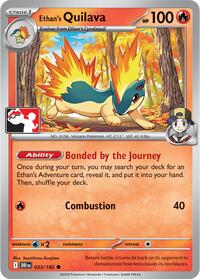 Ethan's Quilava #33 Prize Pack Series Cards