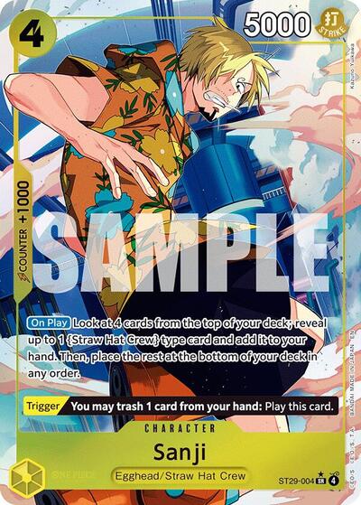 Sanji (Full Art) #ST29-004 Starter Deck 29: Egghead