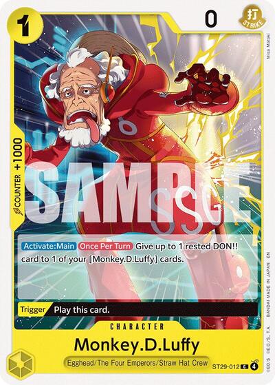 Monkey.D.Luffy #ST29-012 Starter Deck 29: Egghead