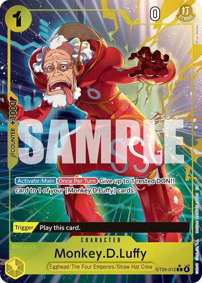 Monkey.D.Luffy (Full Art) #ST29-012 Starter Deck 29: Egghead