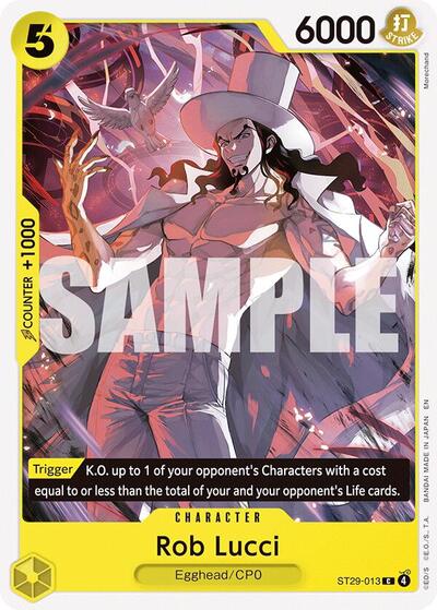Rob Lucci #ST29-013 Starter Deck 29: Egghead
