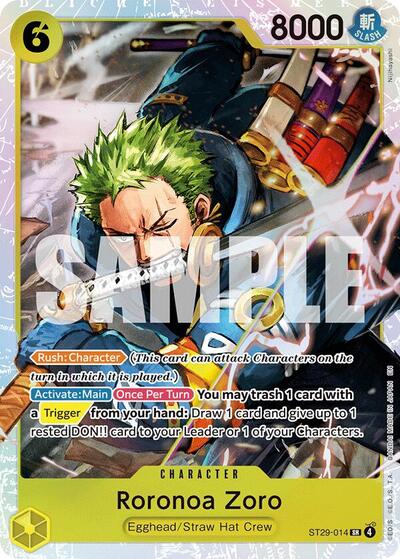 Roronoa Zoro #ST29-014 Starter Deck 29: Egghead