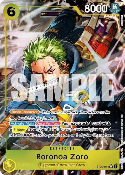 Roronoa Zoro (Full Art) #ST29-014 Starter Deck 29: Egghead
