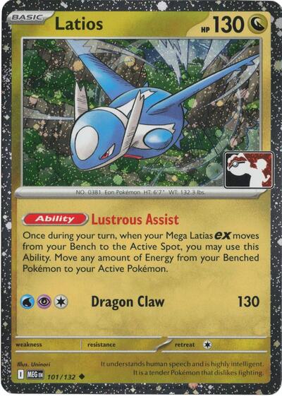 Latios #101 Prize Pack Series Cards