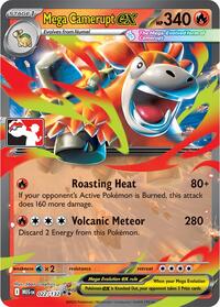 Mega Camerupt ex #22 Prize Pack Series Cards