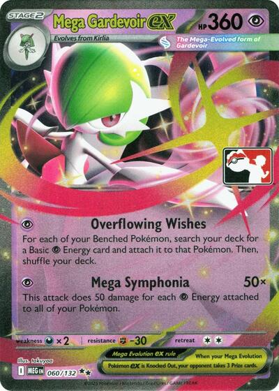 Mega Gardevoir ex #60 Prize Pack Series Cards