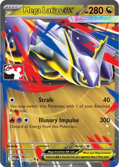 Mega Latias ex #100 Prize Pack Series Cards