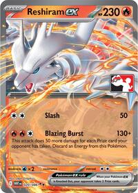 Reshiram ex #20 Prize Pack Series Cards