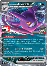 Team Rocket's Crobat ex #122 Prize Pack Series Cards