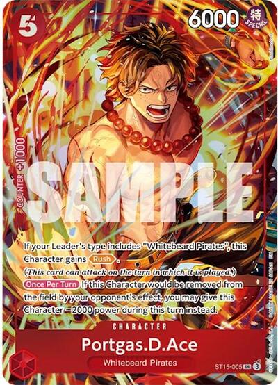 Portgas.D.Ace (Illustration Box Vol.5) #ST15-005 One Piece Promotion Cards