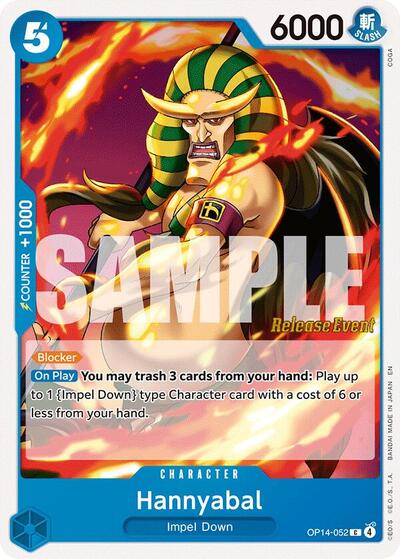 Hannyabal #OP14-052 The Azure Sea's Seven Release Event Cards