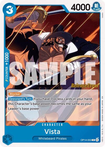 Vista #OP14-053 The Azure Sea's Seven Release Event Cards