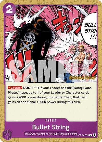 Bullet String #OP14-078 The Azure Sea's Seven Release Event Cards