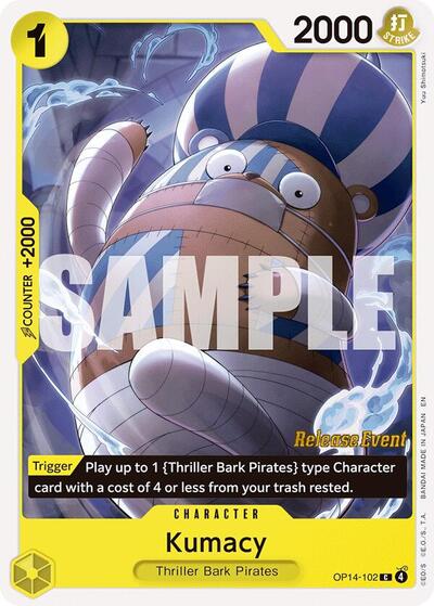 Kumacy #OP14-102 The Azure Sea's Seven Release Event Cards