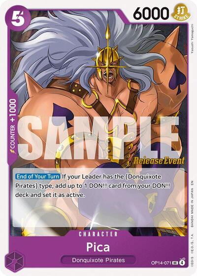Pica #OP14-071 The Azure Sea's Seven Release Event Cards