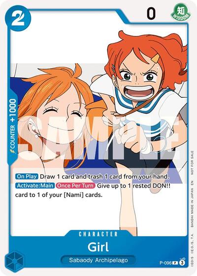 Girl (OP14 Release Event) #P-096 One Piece Promotion Cards
