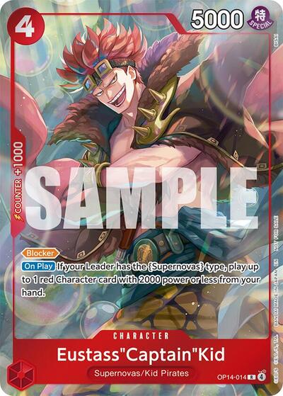 Eustass"Captain"Kid - OP14-014 (Dash Pack) #OP14-014 The Azure Sea's Seven