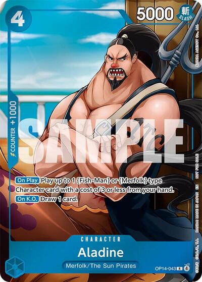 Aladine (Dash Pack) #OP14-043 The Azure Sea's Seven