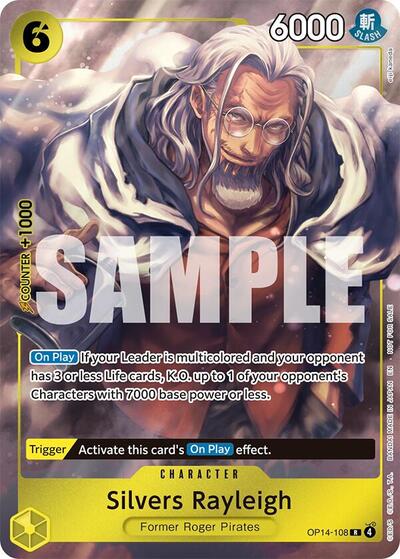 Silvers Rayleigh (Dash Pack) #OP14-108 The Azure Sea's Seven
