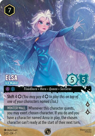 Elsa - Ice Maker (Foil) Disney Lorcana Promo Cards