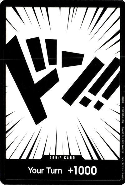 DON!! Card #promo One Piece Demo Deck Cards