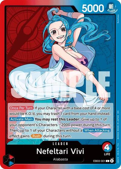 Nefeltari Vivi #EB03-001 Extra Booster: One Piece Heroines Edition