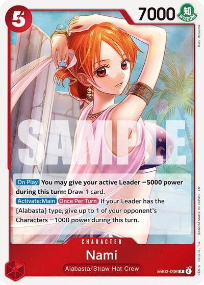 Nami #EB03-006 Extra Booster: One Piece Heroines Edition