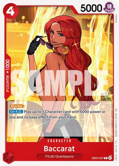 Baccarat #EB03-007 Extra Booster: One Piece Heroines Edition