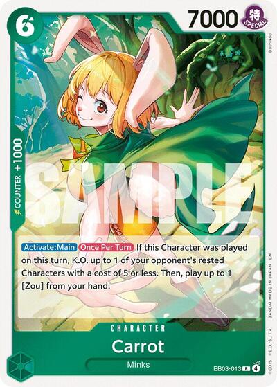 Carrot #EB03-013 Extra Booster: One Piece Heroines Edition