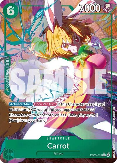 Carrot (Alternate Art) #EB03-013 Extra Booster: One Piece Heroines Edition