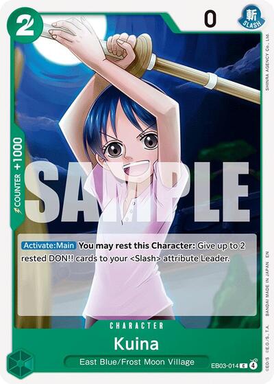 Kuina #EB03-014 Extra Booster: One Piece Heroines Edition