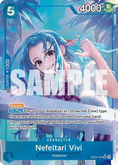 Nefeltari Vivi (Alternate Art) #EB03-024 Extra Booster: One Piece Heroines Edition