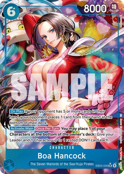 Boa Hancock (Alternate Art) #EB03-026 Extra Booster: One Piece Heroines Edition