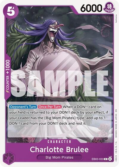 Charlotte Brulee #EB03-033 Extra Booster: One Piece Heroines Edition